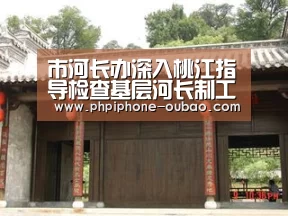 市河长办深入桃江指导检查基层河长制工作‘iOS下载’(图2) 欧宝体育APP
